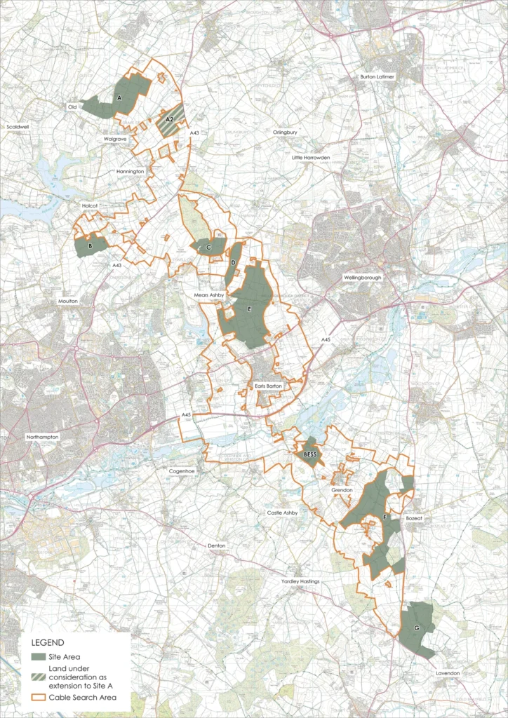 Map of Affected Area